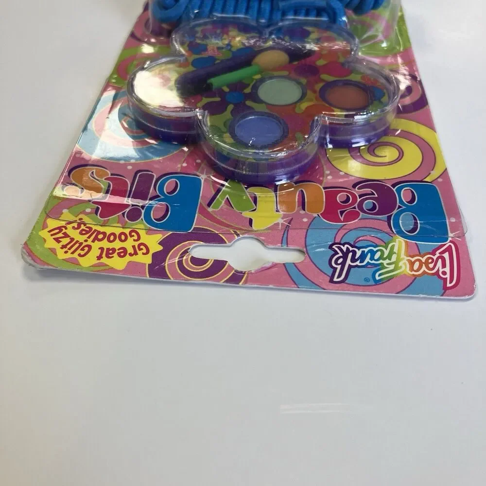 Vintage Lisa Frank Beauty Bits Mini Makeup Coil Shoelaces Glow Body Stickers